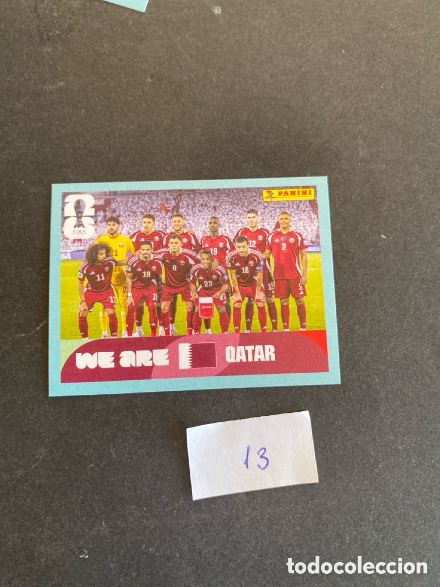 Football Stickers: Cromo Qatar Mundial 2026 N* 13 nuevo