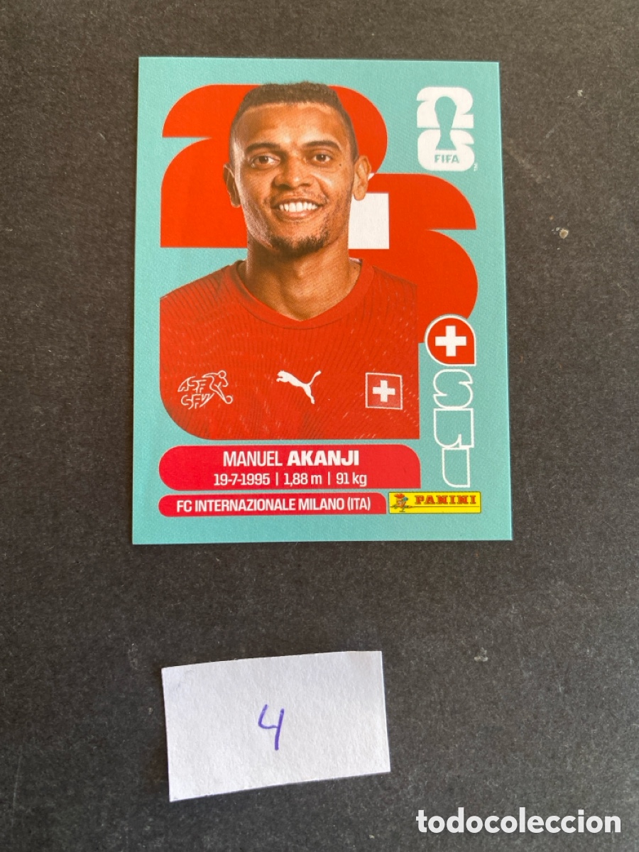 Football Stickers: Cromo Suiza Mundial 2026 N* 4 nuevo