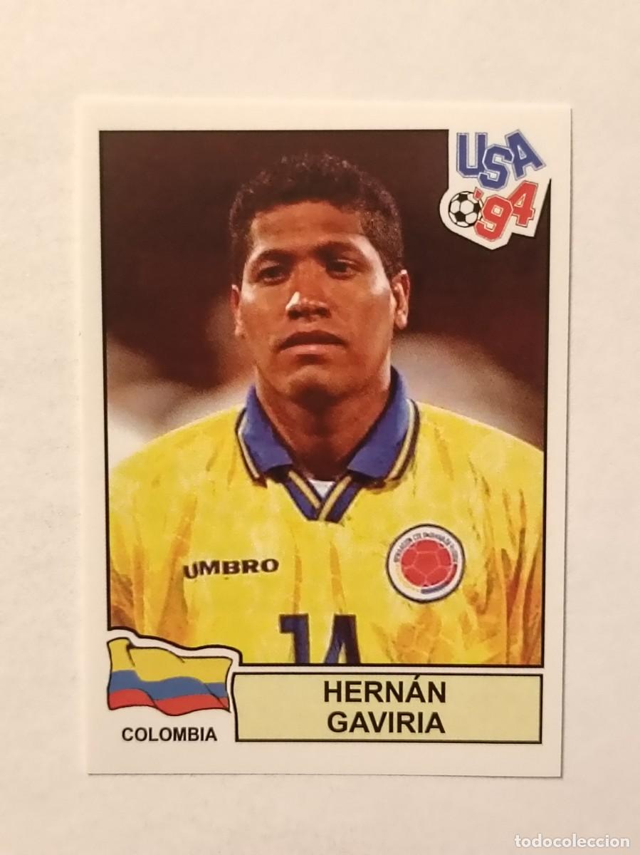 Football Stickers: HERNAN GAVIRIA (COLOMBIA) MUNDIAL USA 94 PANINI