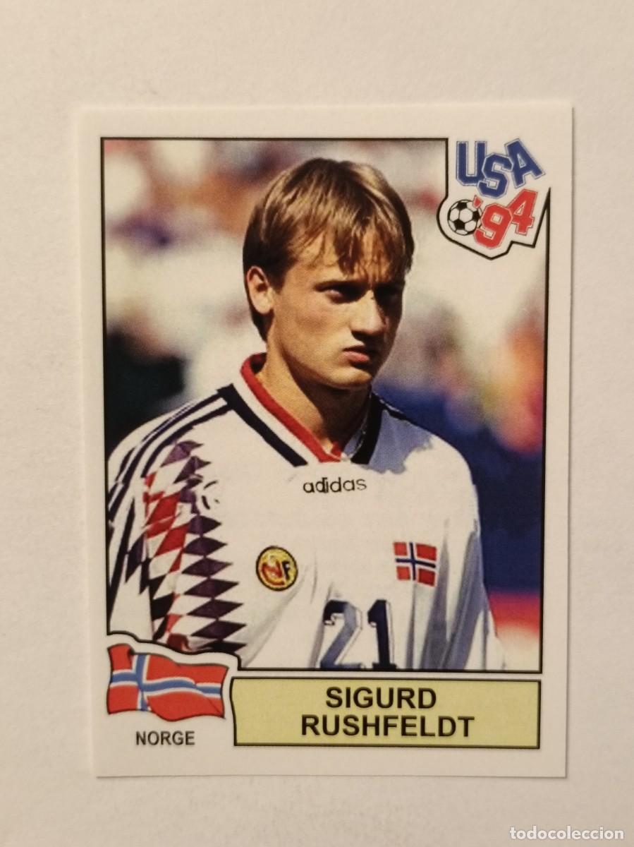 Football Stickers: SIGURD RUSHFELDT (NORUEGA) MUNDIAL USA 94 PANINI