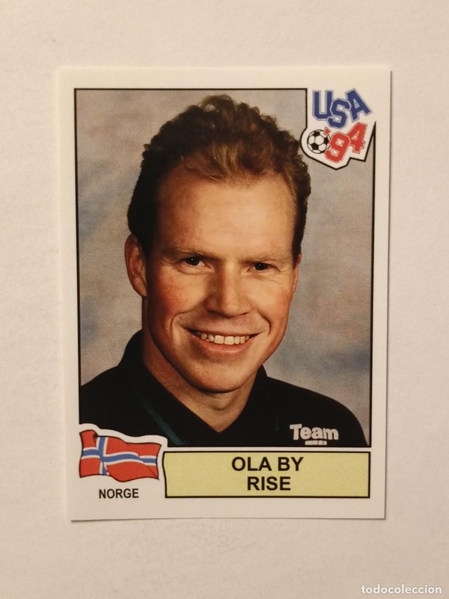 Cromos de F&uacute;tbol: OLA BY RISE (NORUEGA) MUNDIAL USA 94 PANINI