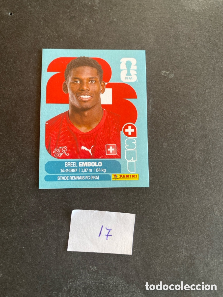 Cromos de F&uacute;tbol: Cromo Suiza Mundial 2026 N* 17 nuevo