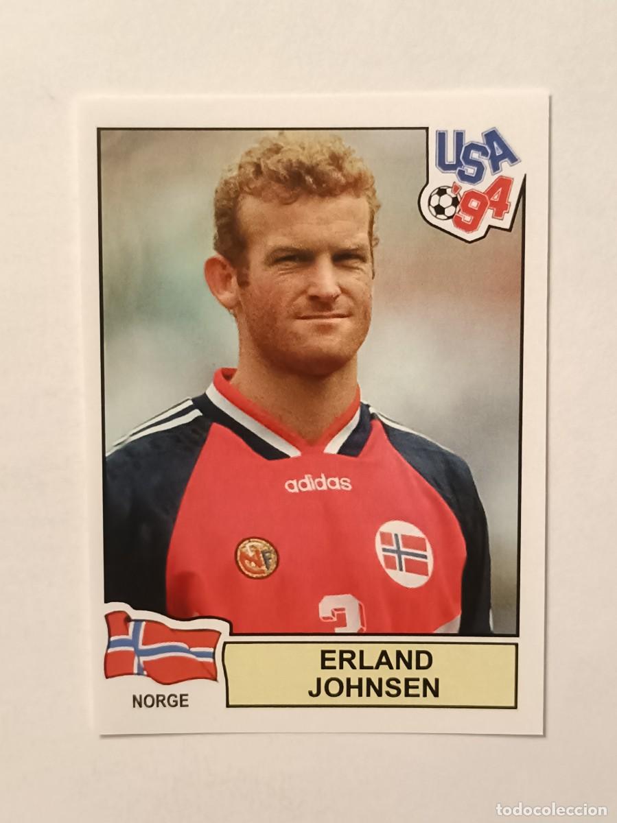Cromos de F&uacute;tbol: ERLAND JOHNSEN (NORUEGA) MUNDIAL USA 94 PANINI