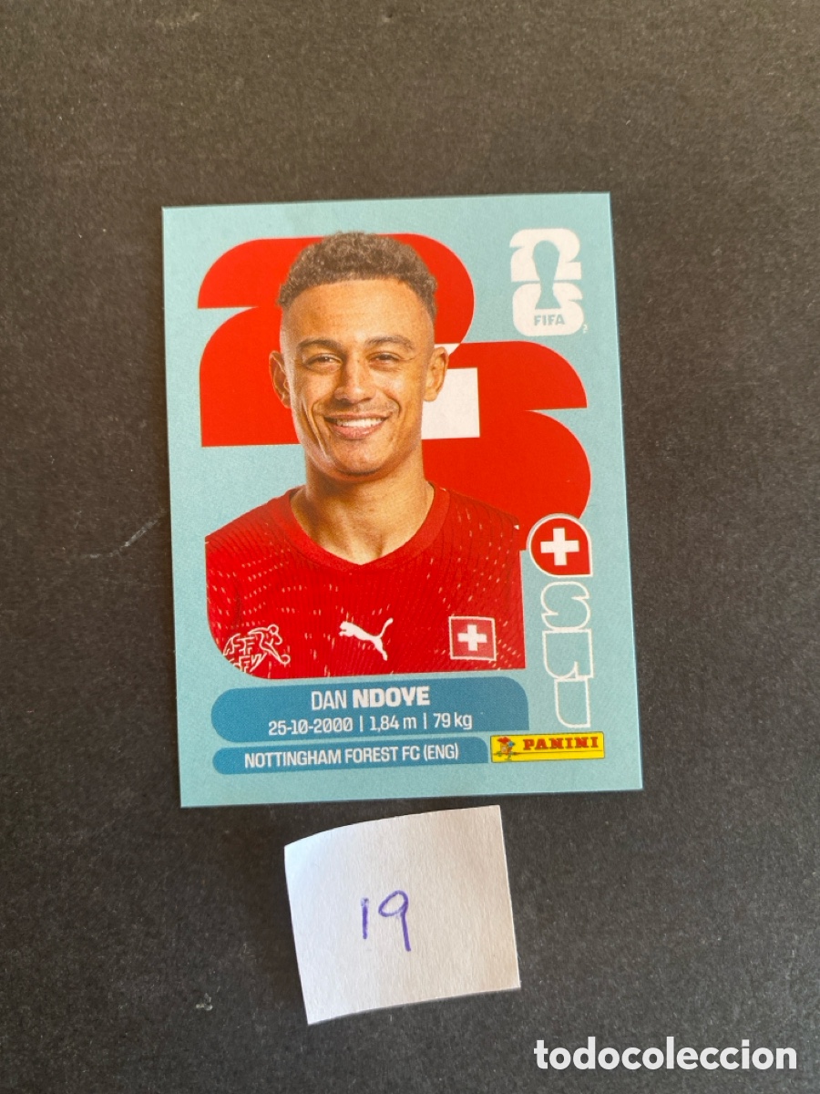 Cromos de F&uacute;tbol: Cromo Suiza Mundial 2026 N* 19 nuevo