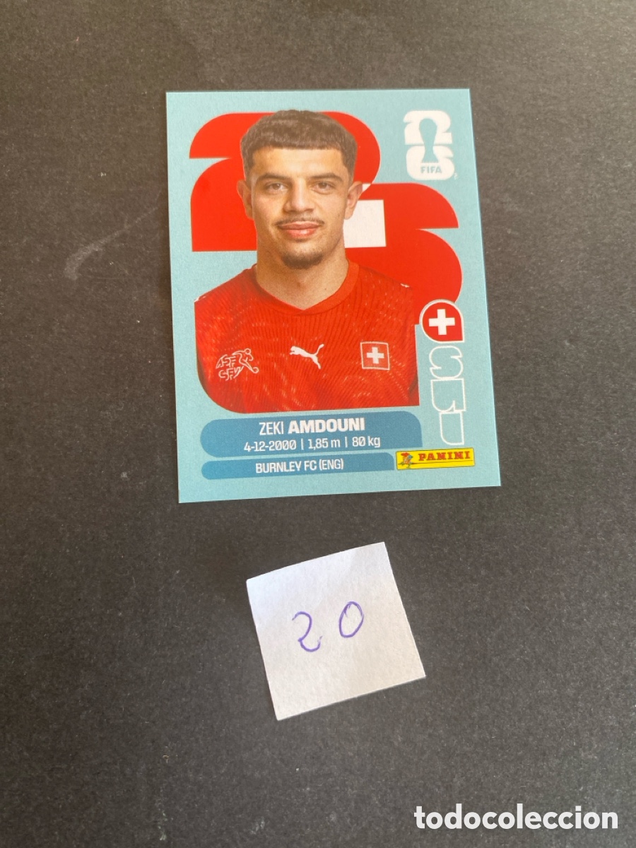 Cromos de F&uacute;tbol: Cromo Suiza Mundial 2026 N* 20 nuevo