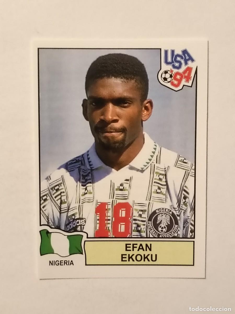 Cromos de F&uacute;tbol: EFAN EKOKU (NIGERIA) MUNDIAL USA 94 PANINI