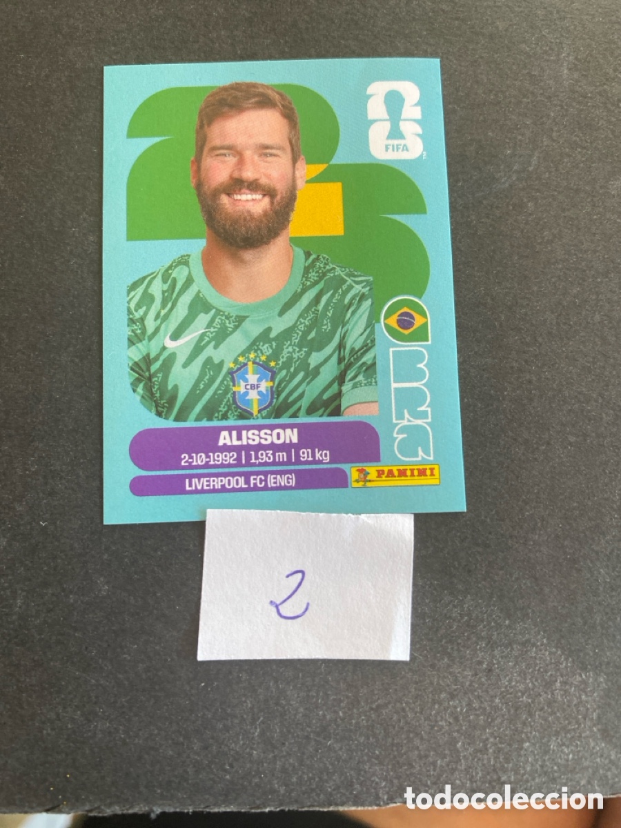 Cromos de F&uacute;tbol: Cromo Brasil Mundial 2026 N* 2 nuevo