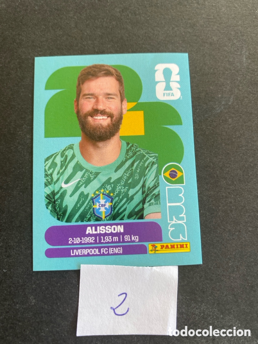 Fu&szlig;ball-Sticker: Cromo Brasil Mundial 2026 N* 2 nuevo
