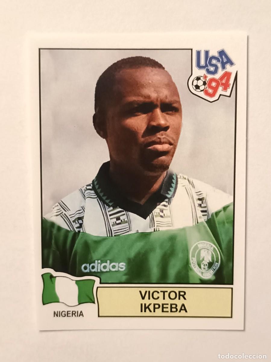 Fu&szlig;ball-Sticker: VICTOR IKPEBA (NIGERIA) MUNDIAL USA 94 PANINI