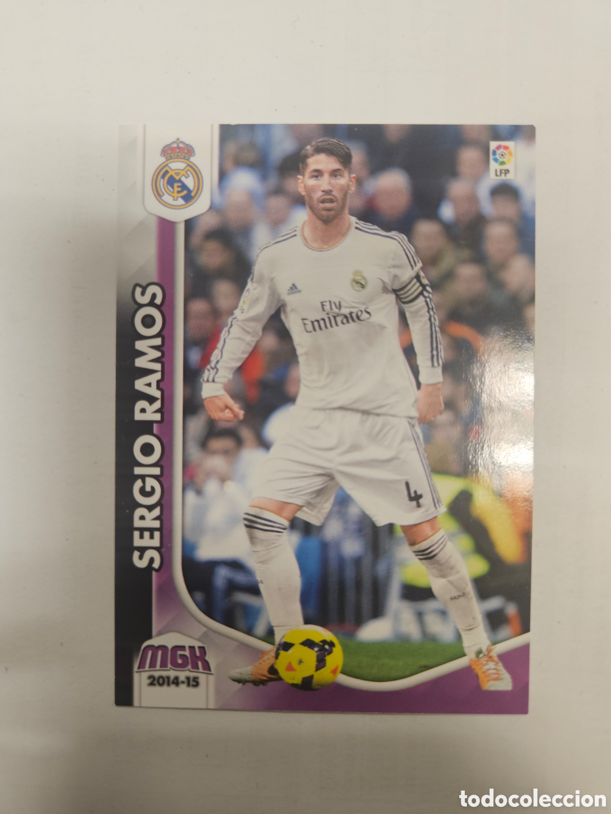 Fu&szlig;ball-Sticker: 239 MEGACRACKS 14-15 SERGIO RAMOS - REAL MADRID - PANINI MGK 2014-2015 FICHAS
