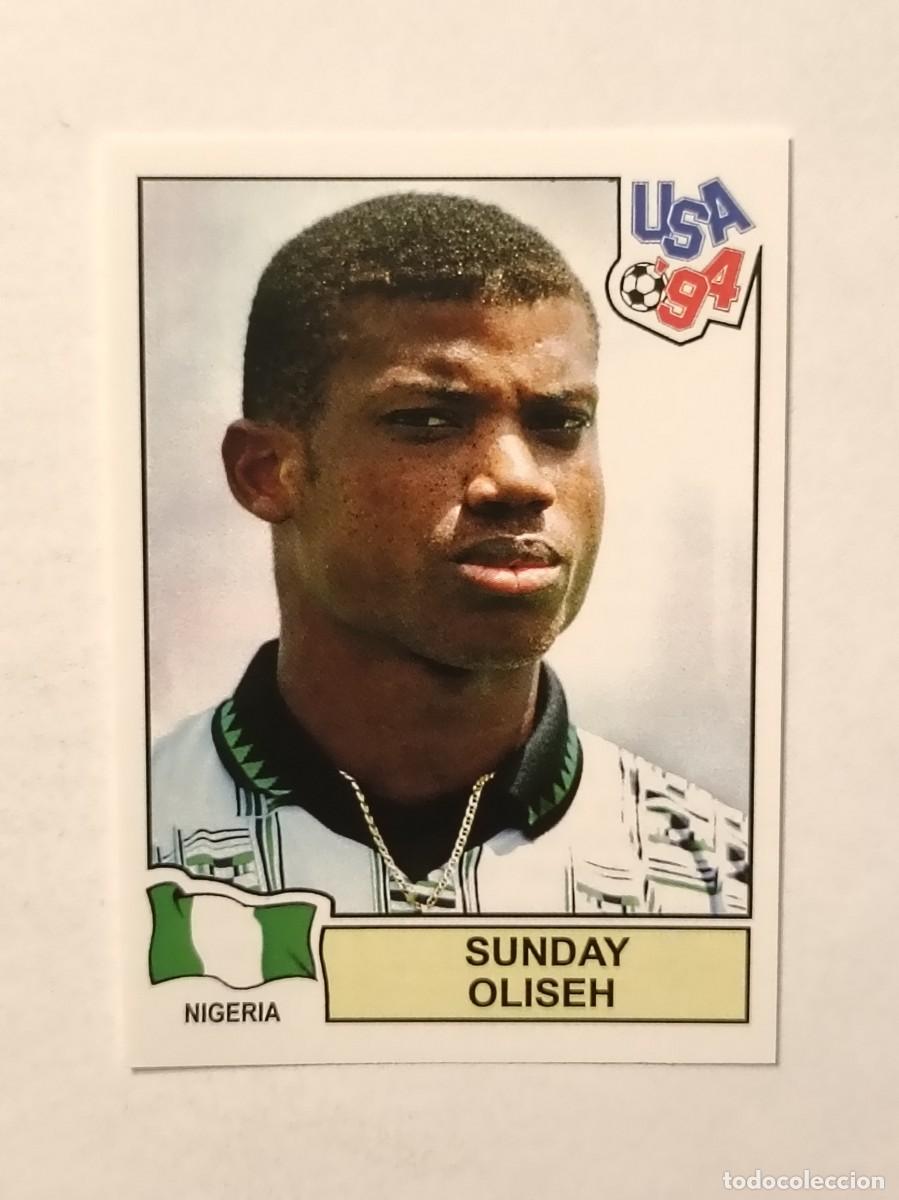Fu&szlig;ball-Sticker: SUNDAY OLISEH (NIGERIA) MUNDIAL USA 94 PANINI