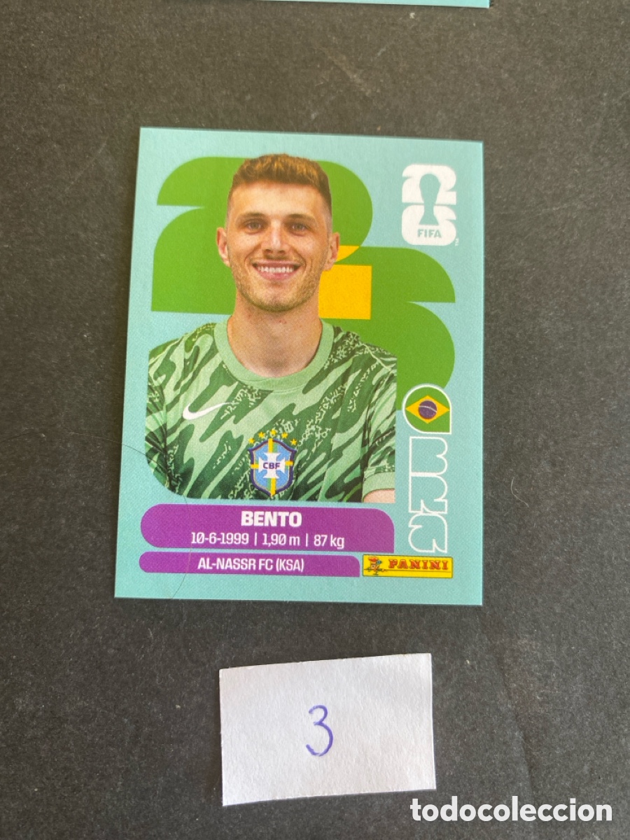 Fu&szlig;ball-Sticker: Cromo Brasil Mundial 2026 N* 3 nuevo