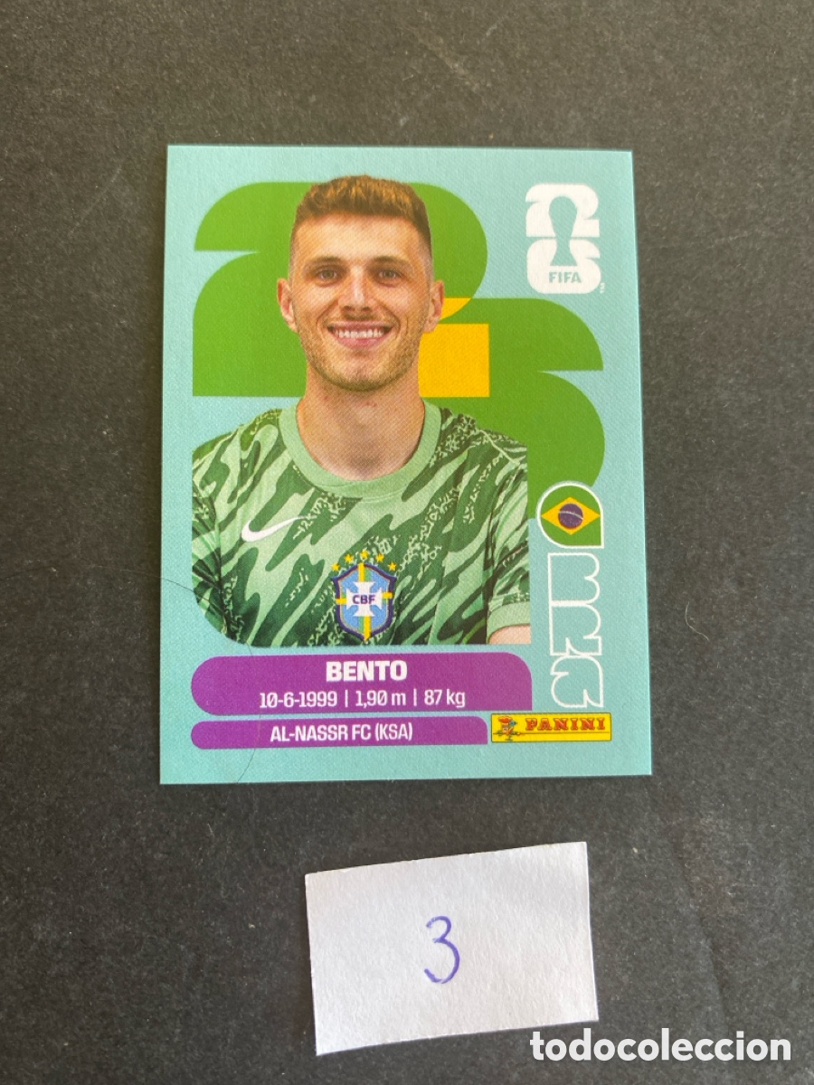 Fu&szlig;ball-Sticker: Cromo Brasil Mundial 2026 N* 3 nuevo