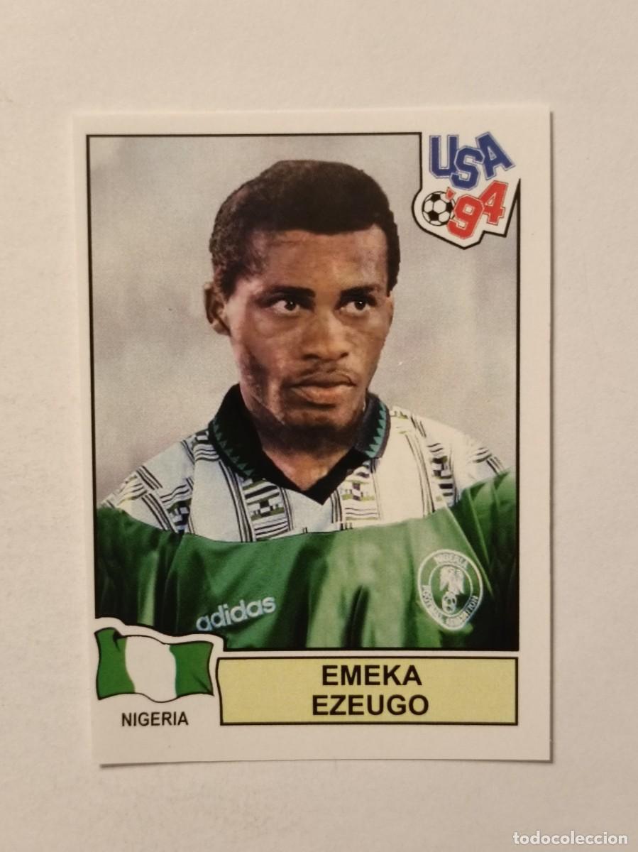 Fu&szlig;ball-Sticker: EMEKA EZEUGO (NIGERIA) MUNDIAL USA 94 PANINI
