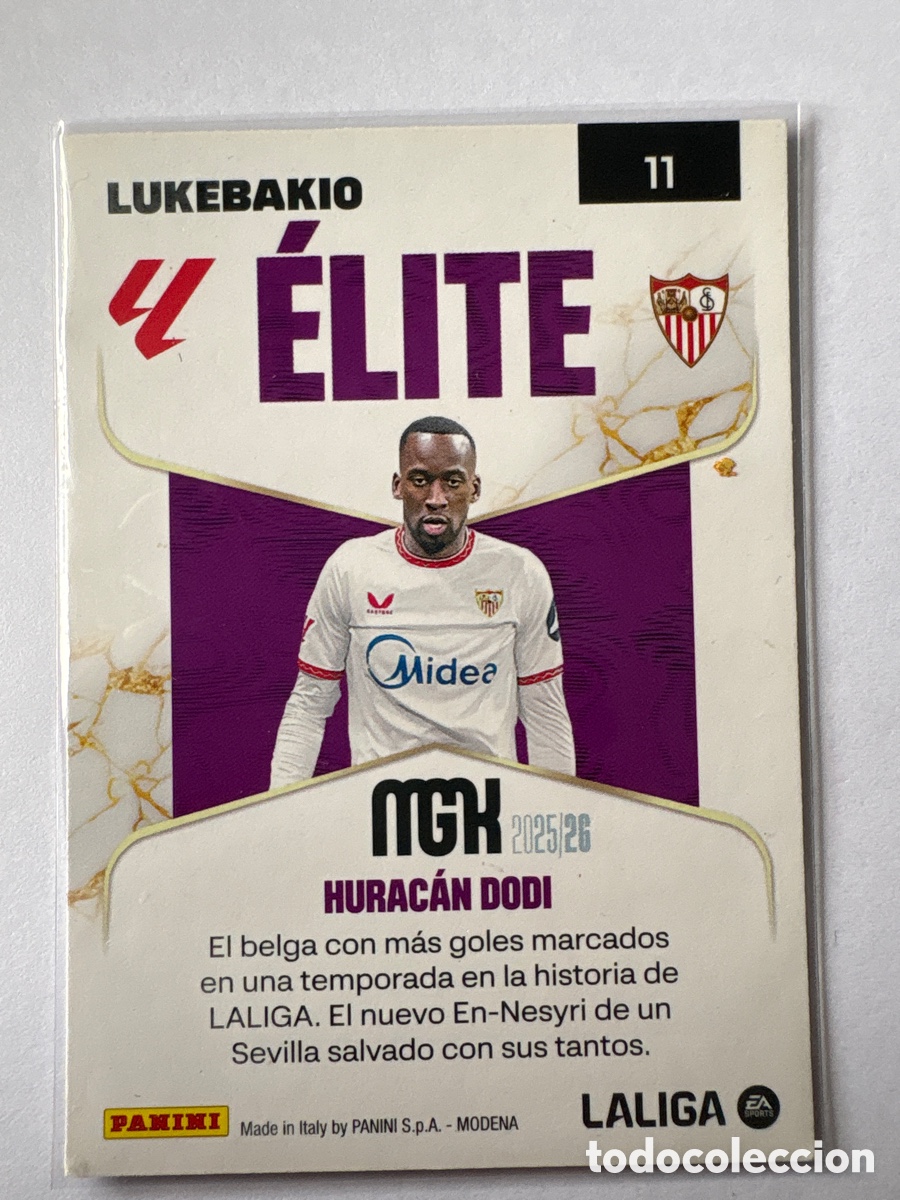 Fu&szlig;ball-Sticker: MEGACRACKS 25-26 LUKEBAKIO N&deg;11