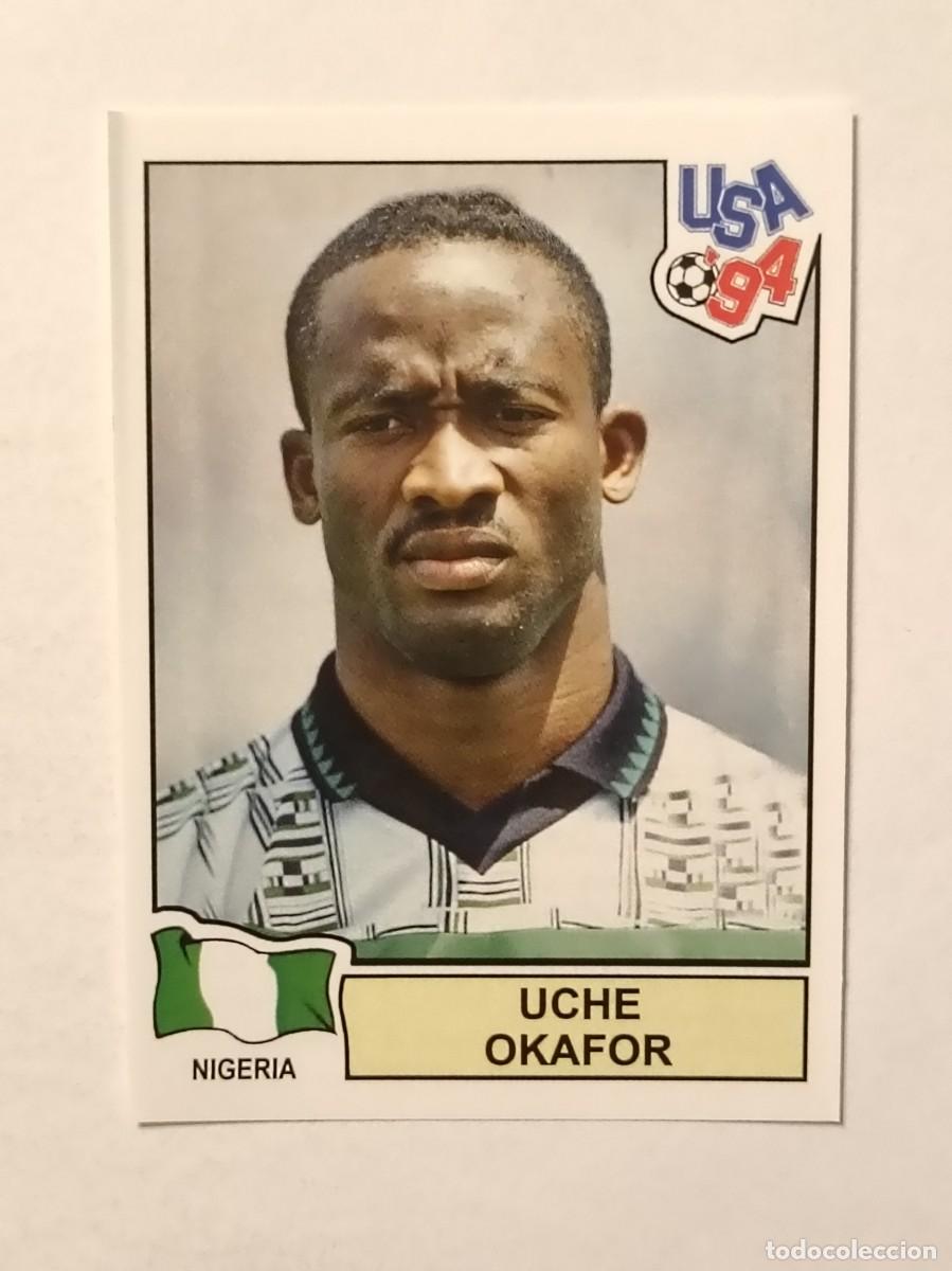 Fu&szlig;ball-Sticker: UCHE OKAFOR (NIGERIA) MUNDIAL USA 94 PANINI