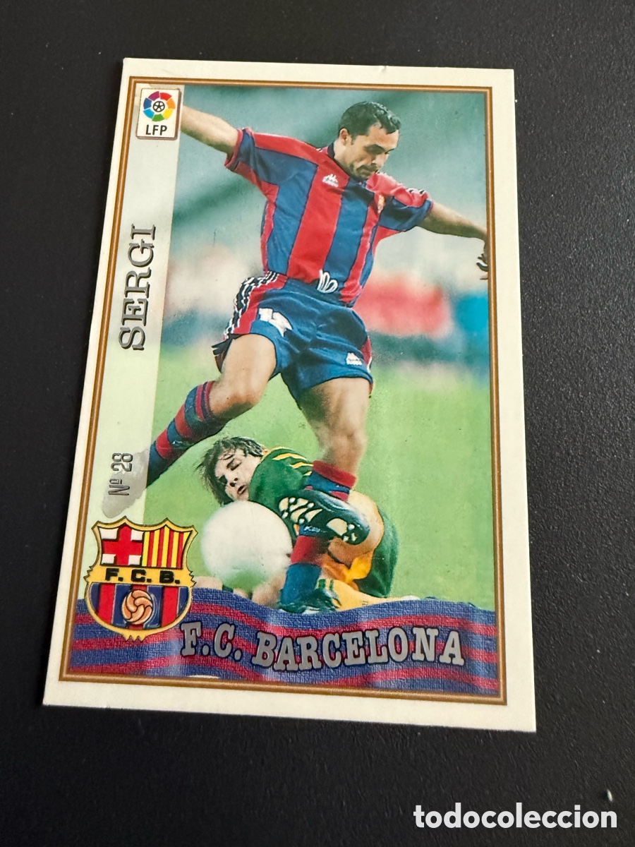 Cromos de F&uacute;tbol: MUNDICROMO 97-98. n 28. SERGI