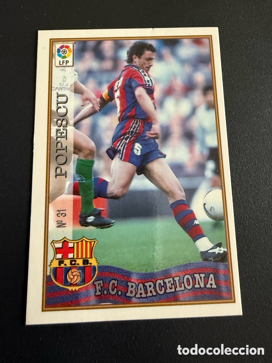 Cromos de F&uacute;tbol: MUNDICROMO 97-98. n 31. POPESCU