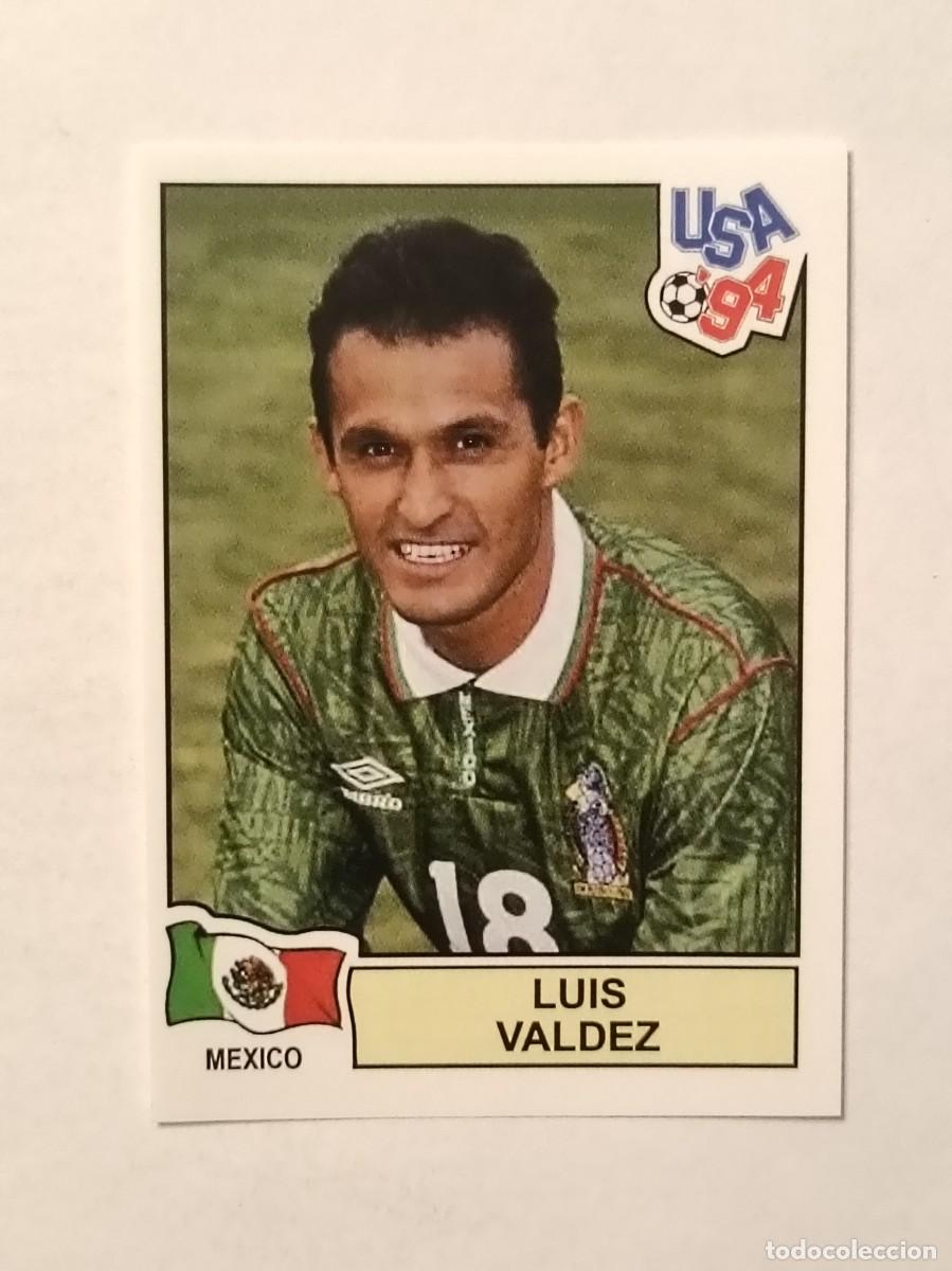 Cromos de F&uacute;tbol: LUIS VALDEZ (MEXICO) MUNDIAL USA 94 PANINI