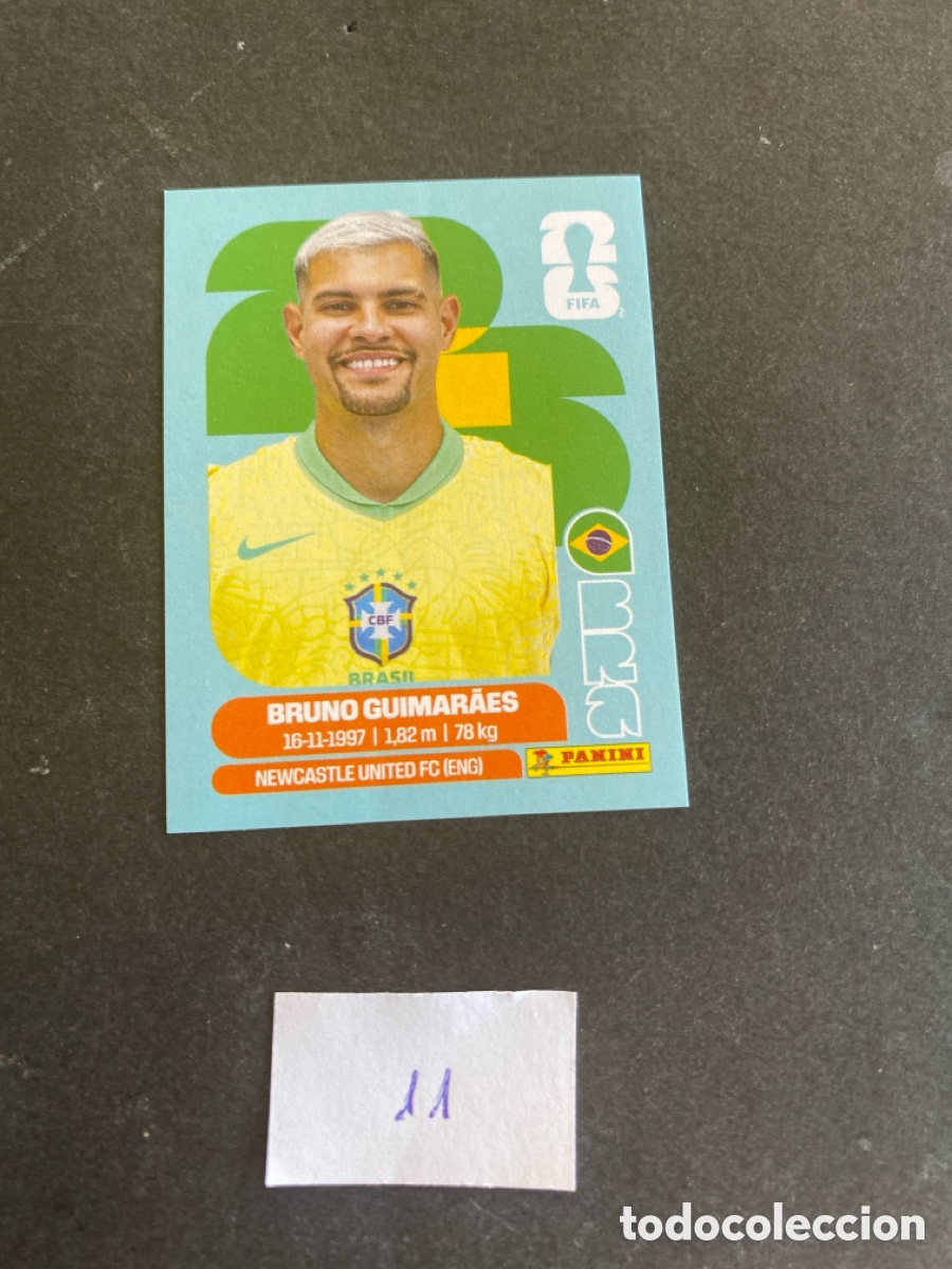 Cromos de F&uacute;tbol: Cromo Brasil Mundial 2026 N* 11 nuevo