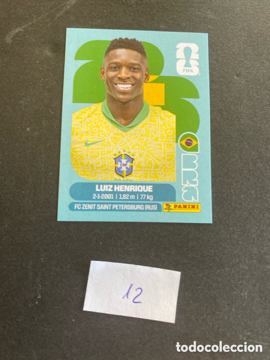 Cromos de F&uacute;tbol: Cromo Brasil Mundial 2026 N* 12 nuevo