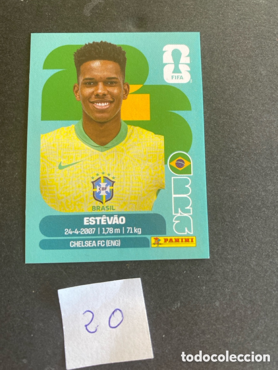 Cromos de F&uacute;tbol: Cromo Brasil Mundial 2026 N* 20 nuevo
