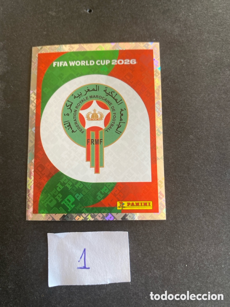 Cromos de F&uacute;tbol: Cromo Marruecos Mundial 2026 N* 1 nuevo
