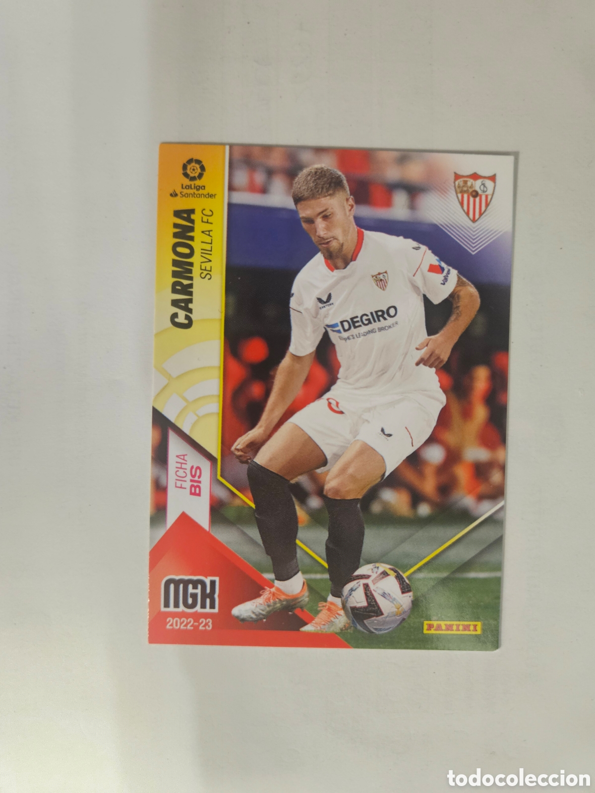 Cromos de Futebol: 304 BIS CARMONA SEVILLA FC FICHAS ALBUM MEGACRACKS 2022 2023 22 23