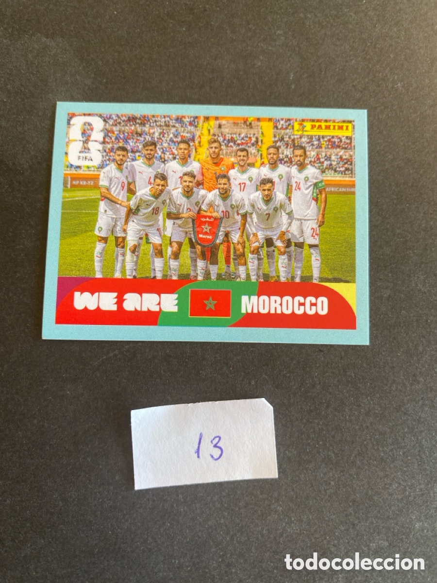 Cromos de F&uacute;tbol: Cromo Marruecos Mundial 2026 N* 13 nuevo