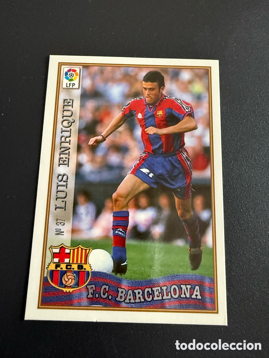 Cromos de F&uacute;tbol: MUNDICROMO 97-98. n 37. LUIS ENRIQUE