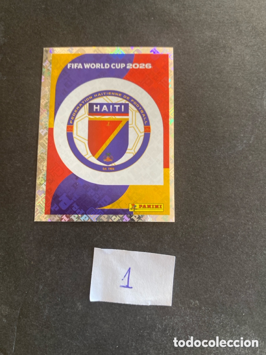 Cromos de F&uacute;tbol: Cromo Haiti Mundial 2026 N* 1 nuevo