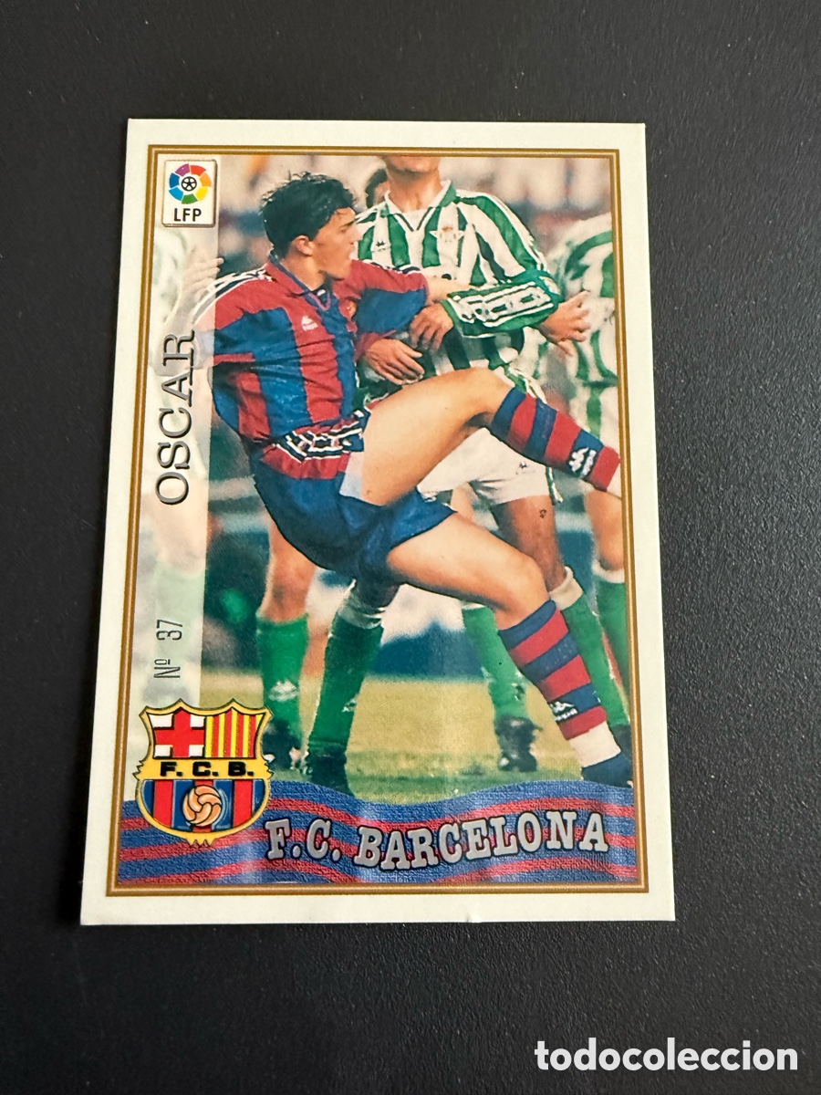 Cromos de F&uacute;tbol: MUNDICROMO 97-98. n 37. OSCAR