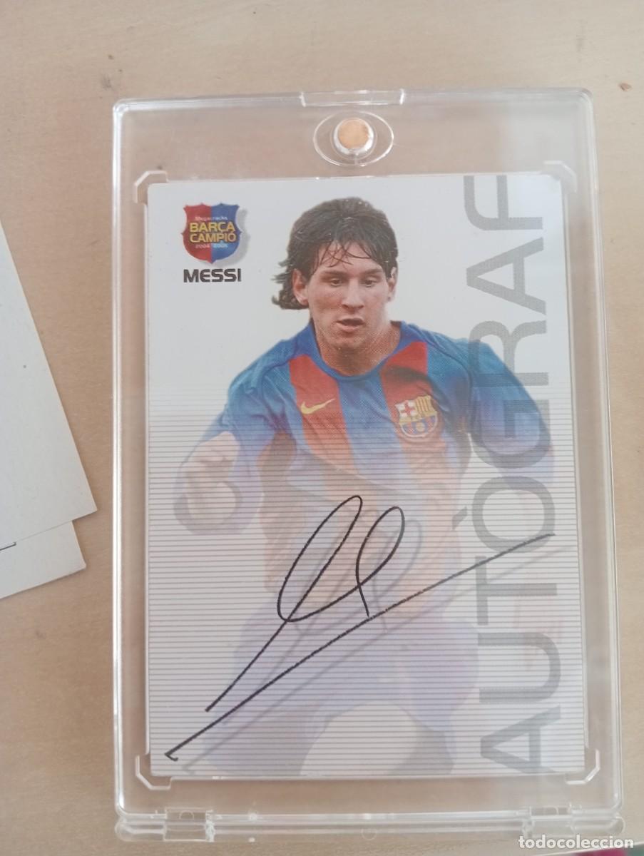 Cromos de F&uacute;tbol: Carta F&uacute;tbol Lionel Messi