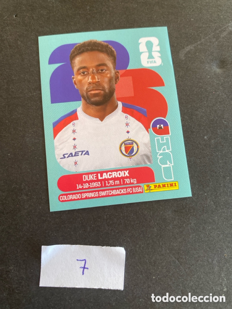 Cromos de F&uacute;tbol: Cromo Haiti Mundial 2026 N* 7 nuevo