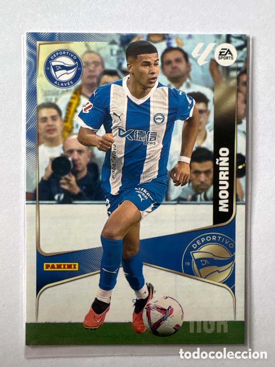 Cromos de F&uacute;tbol: MEGA CRACKS 25-26 MOURI&Ntilde;O N&deg;25 Alav&eacute;s