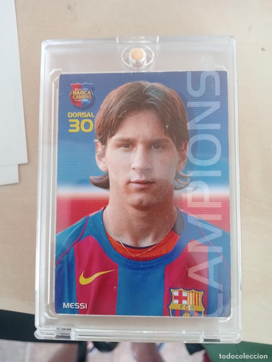 Cromos de F&uacute;tbol: Carta F&uacute;tbol Lionel Messi