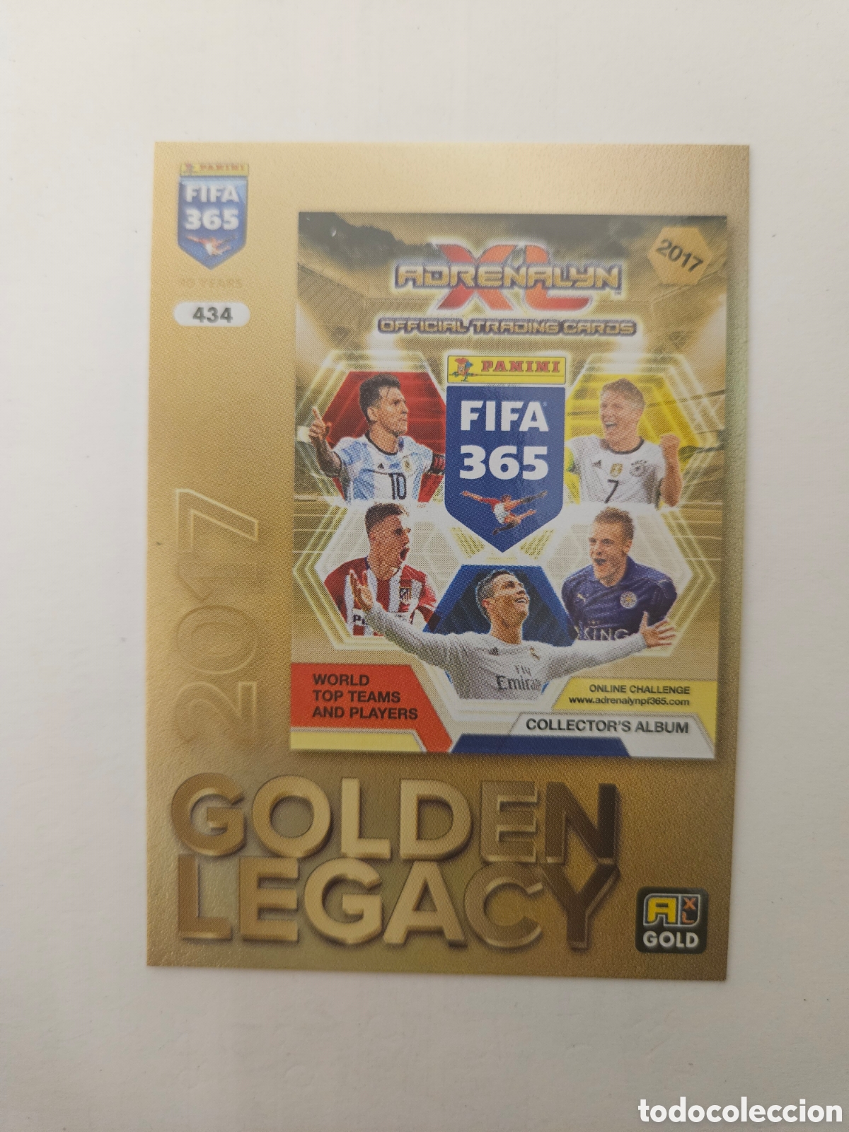 Cromos de F&uacute;tbol: 434 GOLDEN LEGACY 2017 FIFA 365 2024-25