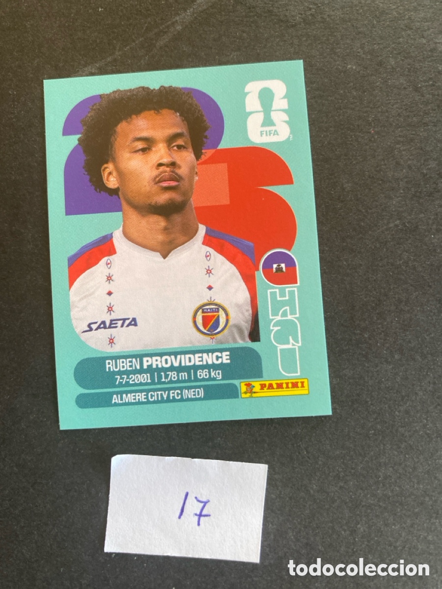 Cromos de F&uacute;tbol: Cromo Haiti Mundial 2026 N* 17 nuevo