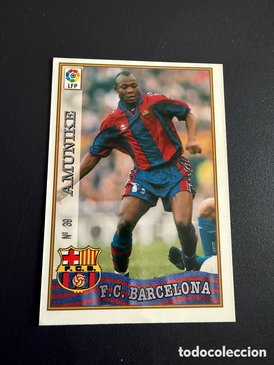 Cromos de F&uacute;tbol: MUNDICROMO 97-98. n 39. AMUNIKE