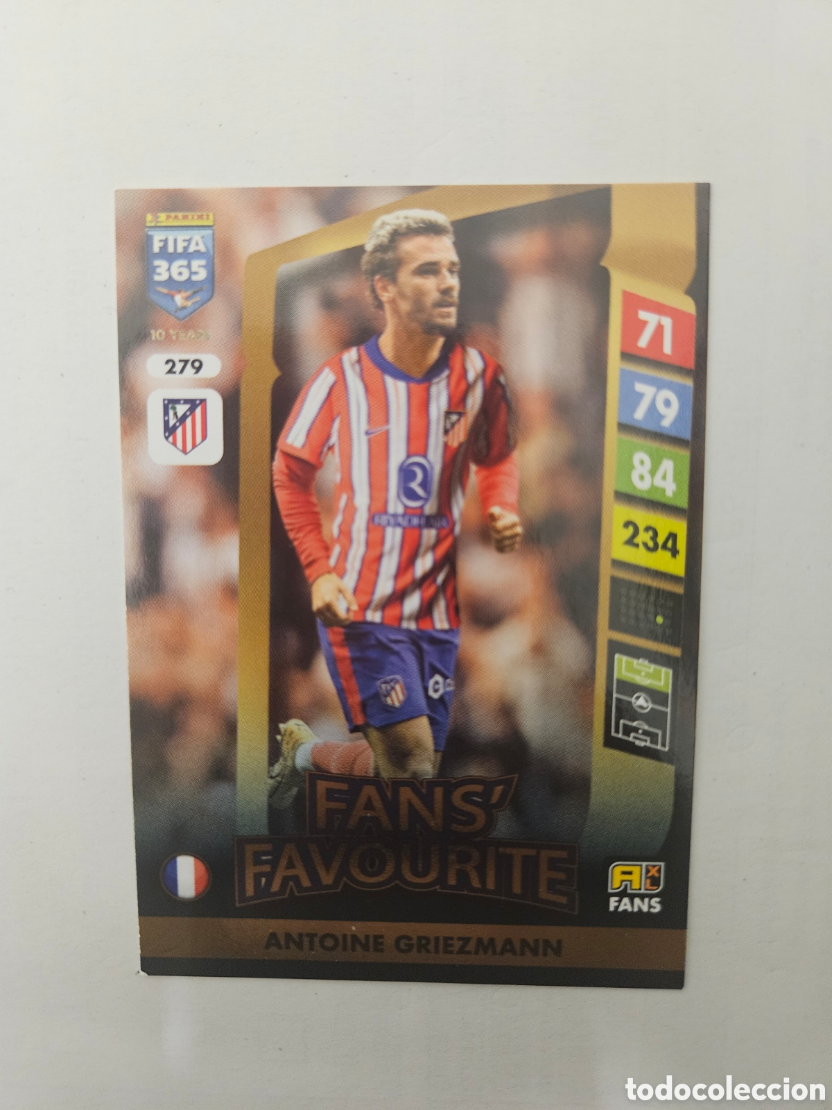 Cromos de F&uacute;tbol: FANS' Favourite #279 ANTOINE GRIEZMANN (Atl&eacute;tico Madrid) - PANINI Adrenalyn XL FIFA 365 2025