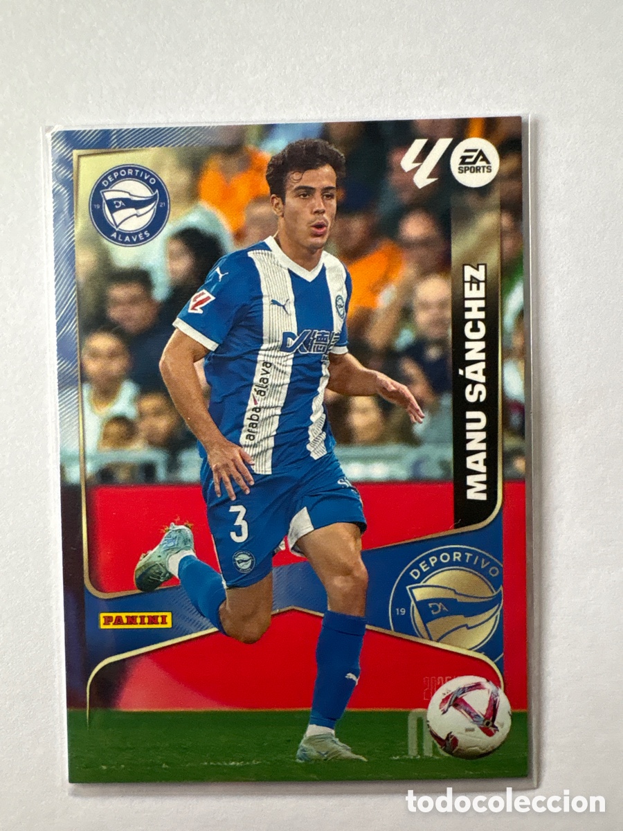Cromos de F&uacute;tbol: MEGA CRACKS 25-26 Alav&eacute;s num26 Manu s&aacute;nchez