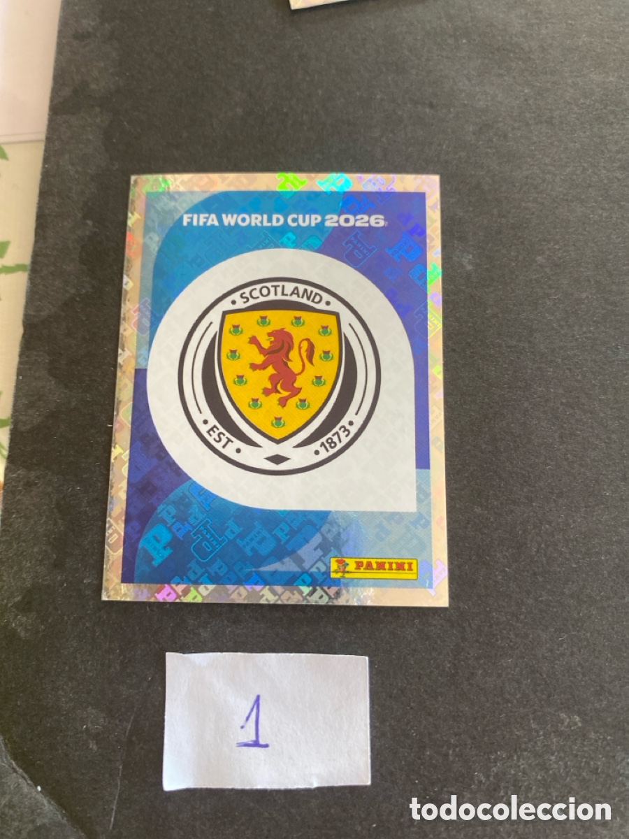 Cromos de F&uacute;tbol: Cromo Escocia Mundial 2026 N* 1 nuevo