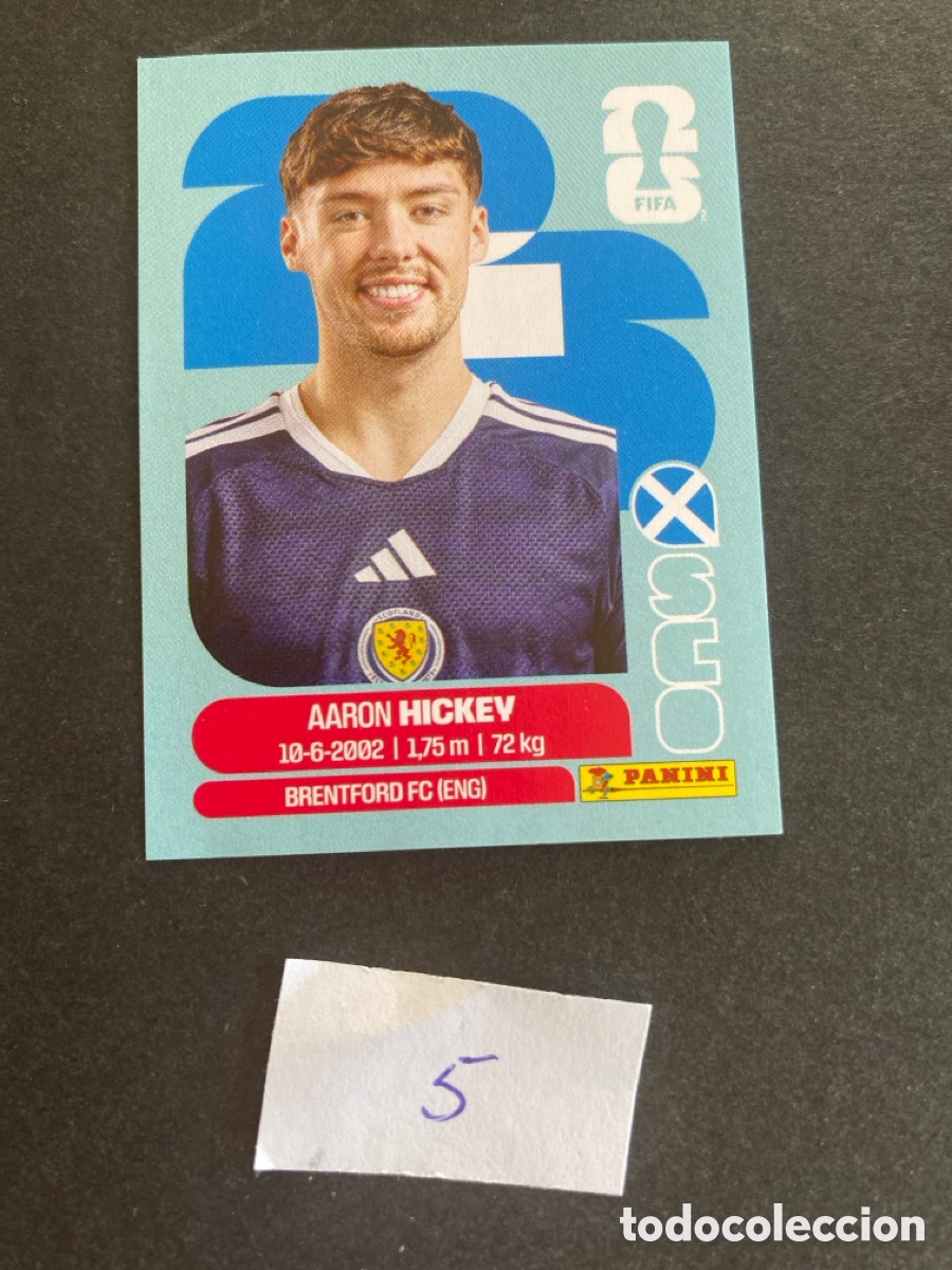 Cromos de F&uacute;tbol: Cromo Escocia Mundial 2026 N* 5 nuevo