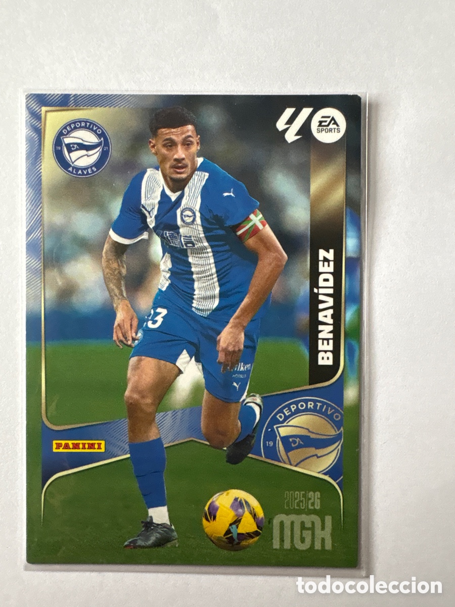 Cromos de F&uacute;tbol: MEGA CRACKS 25-26 N&Uacute;M 27 BENAVIDEZ ALAV&Eacute;S