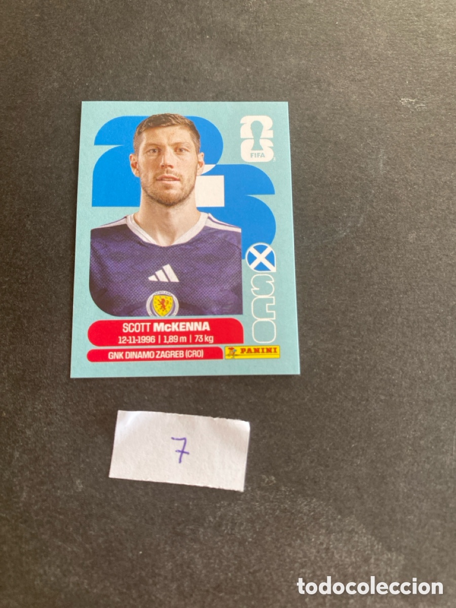Cromos de F&uacute;tbol: Cromo Escocia Mundial 2026 N* 7 nuevo