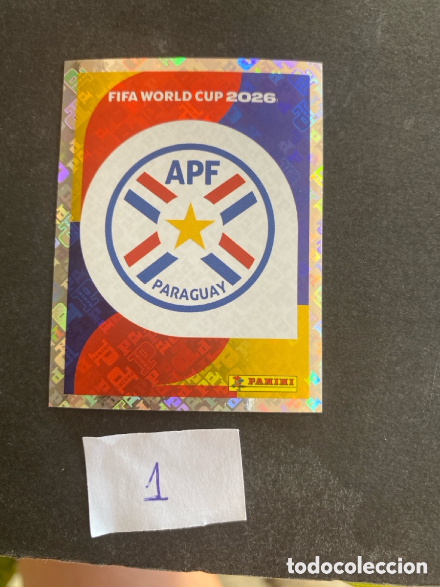 Cromos de F&uacute;tbol: Cromo Paraguay Mundial 2026 N* 1 nuevo