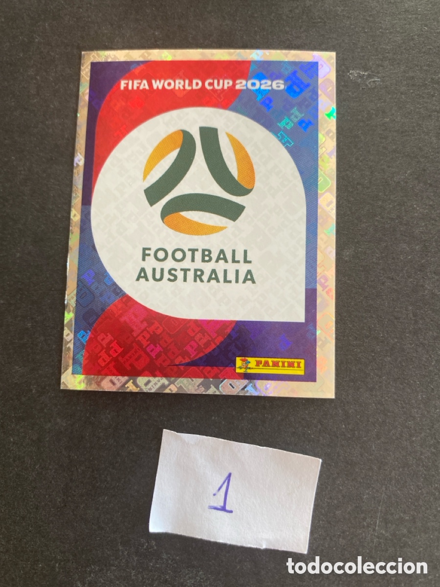 Cromos de F&uacute;tbol: Cromo Australia Mundial 2026 N* 1 nuevo