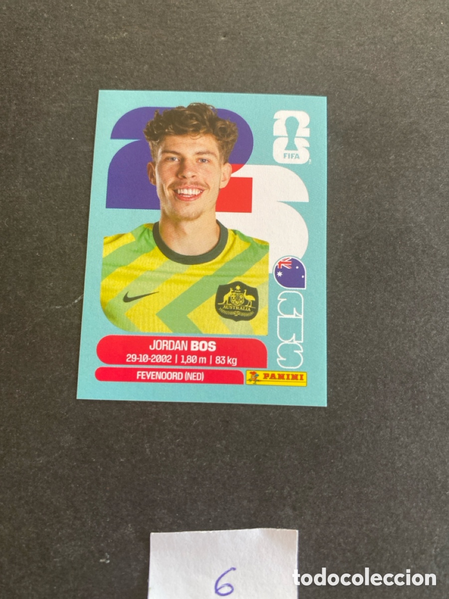 Cromos de F&uacute;tbol: Cromo Australia Mundial 2026 N* 6 nuevo