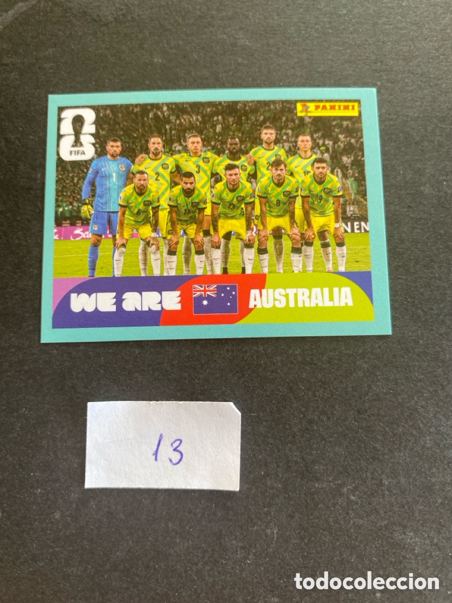 Cromos de F&uacute;tbol: Cromo Australia Mundial 2026 N* 13 nuevo