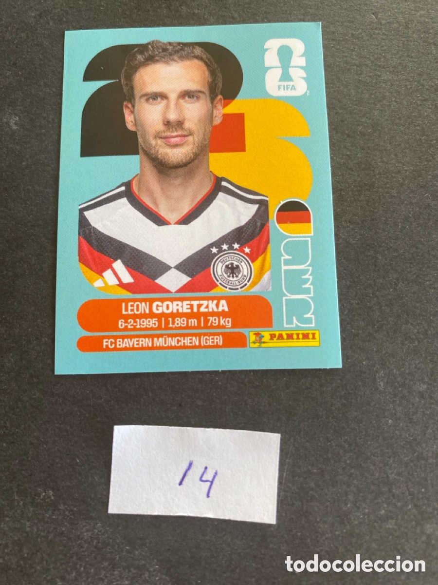 Cromos de F&uacute;tbol: Cromo Alemania Mundial 2026 N* 14 nuevo